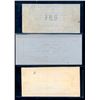 Image 2 : CANADA - Set of 3 merchant scripts Petit Saguenay 6 chellins, 6 sous 1850 and 1851