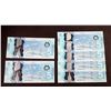 Image 2 : Canada $5.00 2013 A Lot of 6 Sequential & Radar Notes Fine-Unc