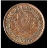 Image 2 : CANADA - 1 cent 1859 Narrow 9 DP4 - CCCS AU-50