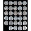 Image 2 : FRANCE - Lot of 100 coins AU-Unc mostly commemoratives