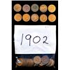 Image 4 : USA - Lot of 355 x 1 cent Indian Head 1900-1908