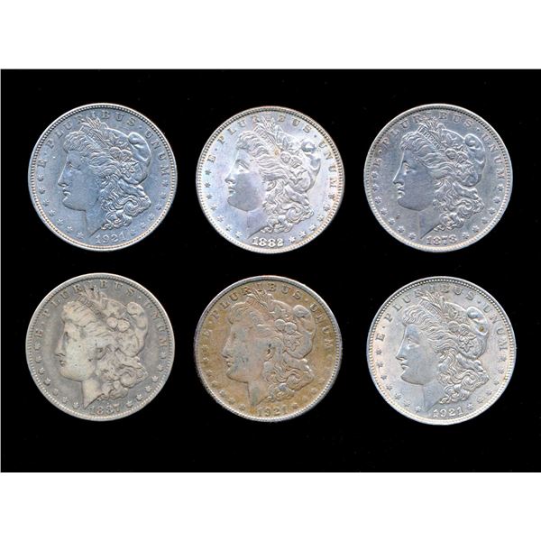 USA - Lot of 6 x Morgan - G-AU