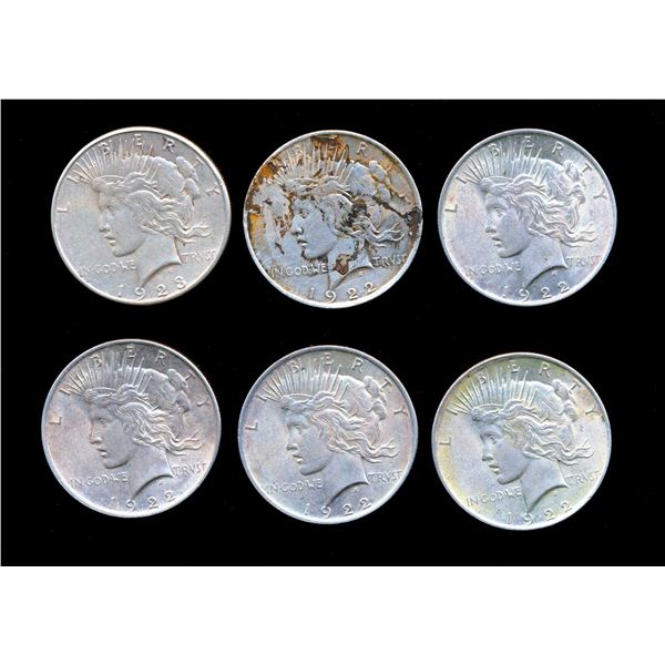 USA - Lot of 6 x Liberty - VG-AU