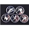 Image 2 : CANADA - Set of 10 silver $20 coins Calgary Olympics