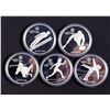 Image 2 : CANADA - Set of 10 coins $20 Calgary 1988