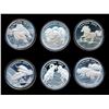 Image 2 : CANADA - Set of 6 coins of 100 dollars 2013, 2014 and 2015 Canadian Wildlife