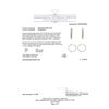 Image 5 : 4.15 ctw Diamond Hoop Earrings - 14KT White Gold