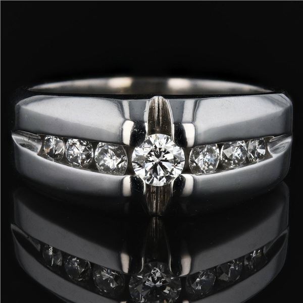 0.73 ctw Diamond 14KT White Gold Ring