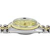 Image 6 : Rolex Mens Two Tone Gold And Steel Champagne Index Datejust Wristwatch 36MM