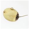 Image 4 : Antique Victorian 18k Gold Pearl & Black Enamel Oval Mourning Brooch Pin Pendant