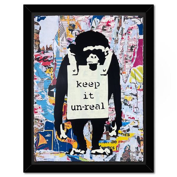 Keep It Unreal by Mr Brainwash Original