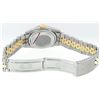 Image 7 : Rolex Mens 2T Yellow Gold And Steel Blue Index Fluted Bezel Datejust Wristwatch
