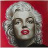 Image 1 : Marilyn on Red ORIGINAL by Margaret Korona