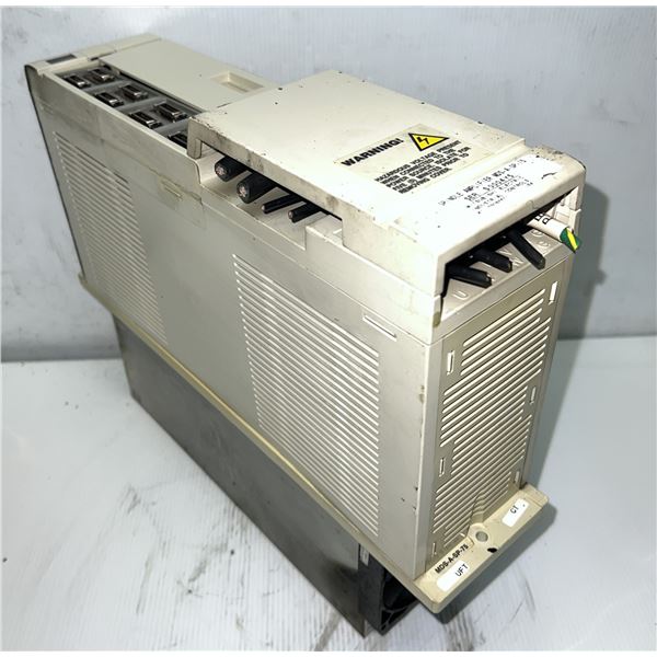 Mitsubishi #MDS-A-SP-75 Spindle Amplifier - Name Plate Cover is Broken