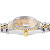 Image 5 : Rolex Mens Two Tone Champagne Index Dial 18K Yellow Gold Diamond Bezel Datejust