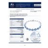 Image 4 : 12.28 ctw Blue Sapphire and 2.59 ctw Diamond Platinum Bracelet