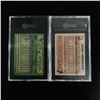 Image 2 : Set of (2) Rickey Henderson Topps Baseball Cards - SGC Graded