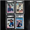Image 1 : Set of (4) Reggie Jackson Baseball Cards - SGC, PSA & PGC Graded