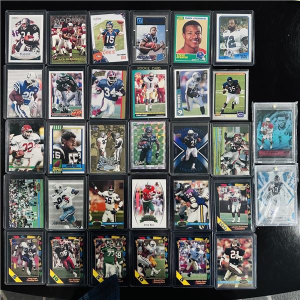 Assorted Set of Football Cards - Rookies, Legends & Inserts