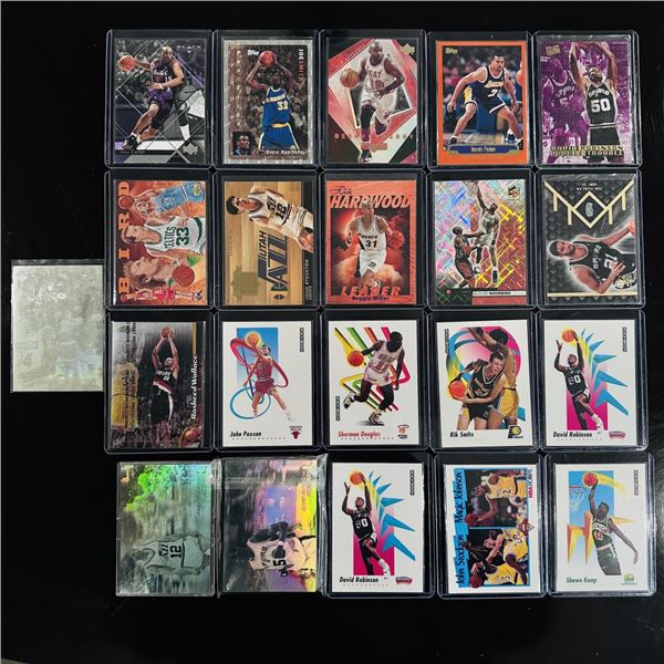 Assorted Set of Basketball Cards - Superstars, Inserts & Parallels