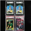 Image 1 : Set of (4) Jose Canseco Baseball Cards - Topps Traded, Tiffany & Donruss - PSA &