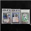 Image 2 : Set of (3) Football Cards - Rodney Hampton, Brian Urlacher & Kerry Collins/Marin