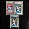 Image 1 : Set of (3) Sammy Sosa Rookie Cards - 1990 Donruss & Topps, Mixed Grading