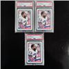 Image 1 : Set of (3) 1988 Topps #222 Ronnie Harmon Cards - PSA Graded