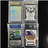 Image 2 : Set of (4) Football Rookie Cards - Graded James Robinson, Chase Claypool, Adrian