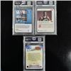 Image 2 : Set of (3) Basketball Cards - PSA Graded Duncan, Tatum & Martin