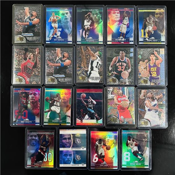 Assorted Set of Basketball Cards - Embossed, Foil & Early 2000s Inserts