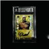 Image 1 : 2021 Super Glow Caeleb Dressel Autograph - Crackle Yellow (BGS 8)