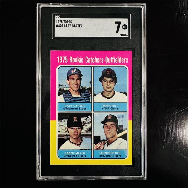 1975 Topps Gary Carter Rookie #620 - SGC 7