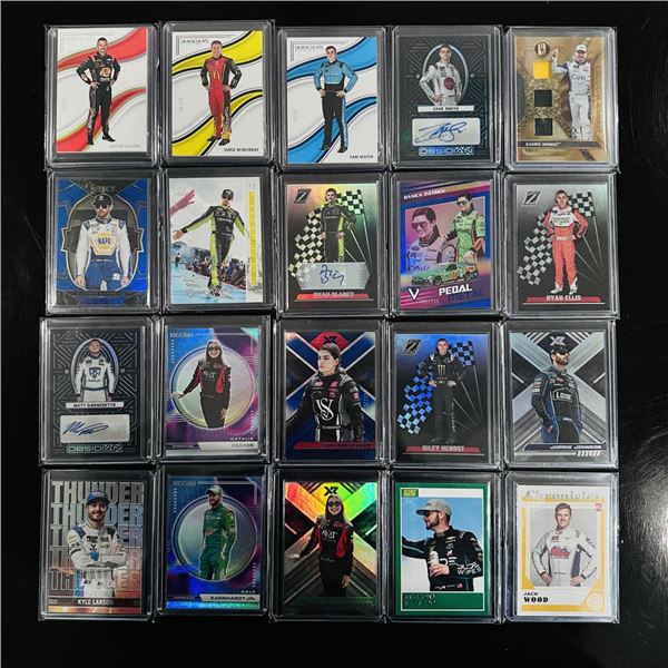 Assorted Set of NASCAR Racing Cards - Autos, Parallels & Inserts