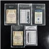 Image 2 : Set of (5) Modern Baseball Cards - Graded Stars & Rookies