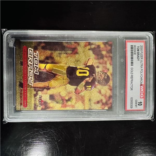 Tom Brady 2000 Fleer Ultra Polychrome Rookie - MCG GEM-MT 10