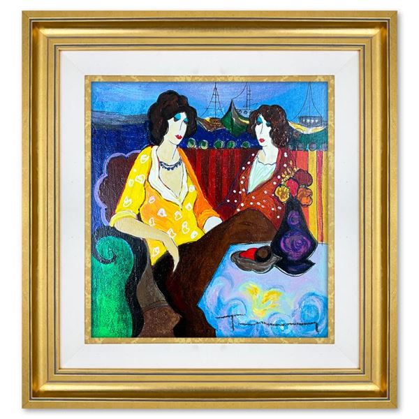 At the Port by Tarkay (1935-2012)