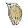Image 3 : Rolex Mens Two Tone Champagne Index Dial Pyramid Diamond Bezel With Rolex Box