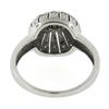Image 6 : Estate 10K White Gold 0.24 ctw Fancy Brown Diamond Domed Statement Band Ring