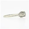 Image 5 : Antique 14k Gold 0.54 ctw GIA European Diamond Solitaire Filigree Engagement Rin