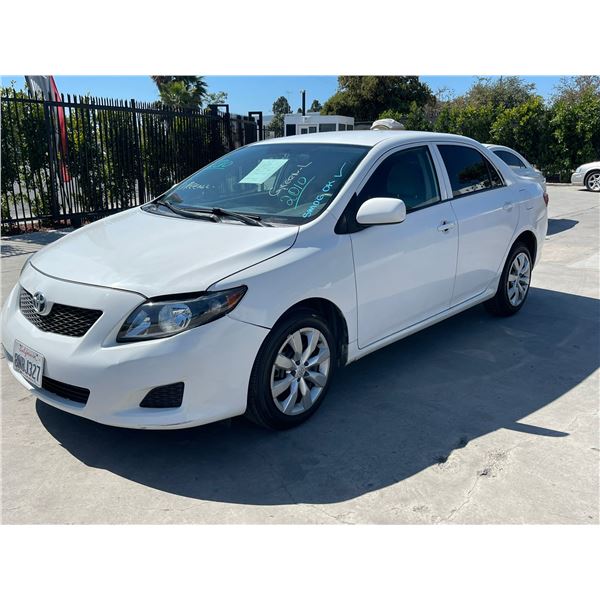 TOYT COROLLA 2010 APPT/DUP-T SMOG