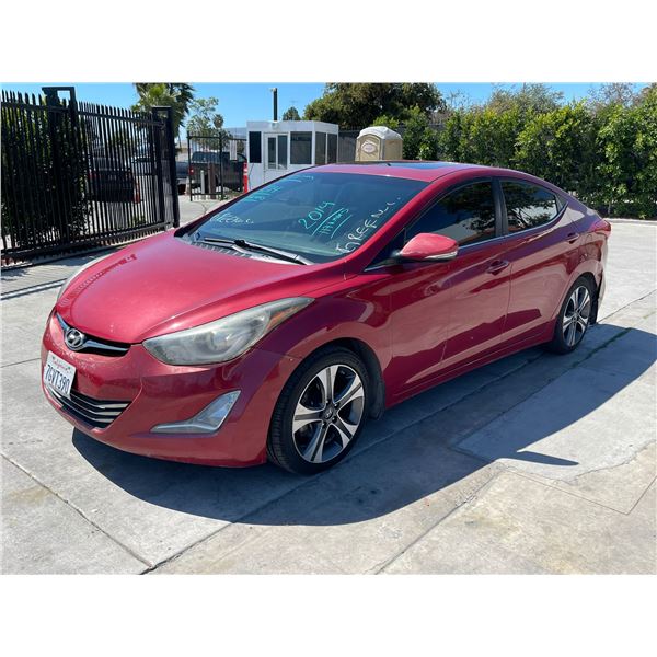HYUN ELANTRA 2014 T-REPO 2 DAYS