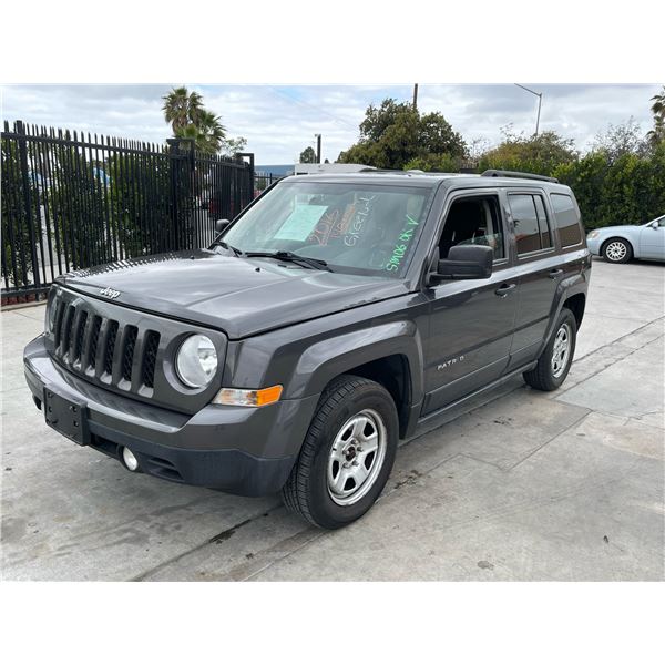 JEEP PATRIOT 2016 APPT/DUP-T SMOG