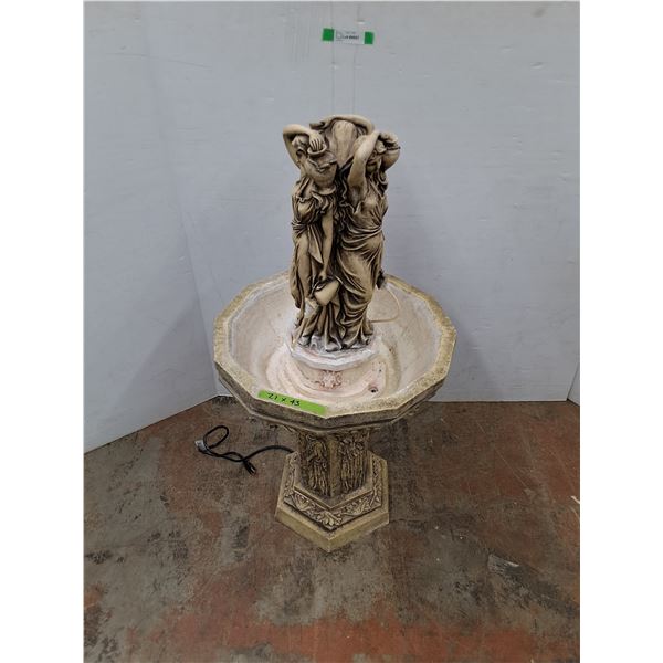 *Outdoor Water Fountain - As Is - Cannot Ship