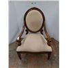 Image 1 : *Vintage Heather Brooke Padded Chair - 43 x 33 x 31", Cannot Ship