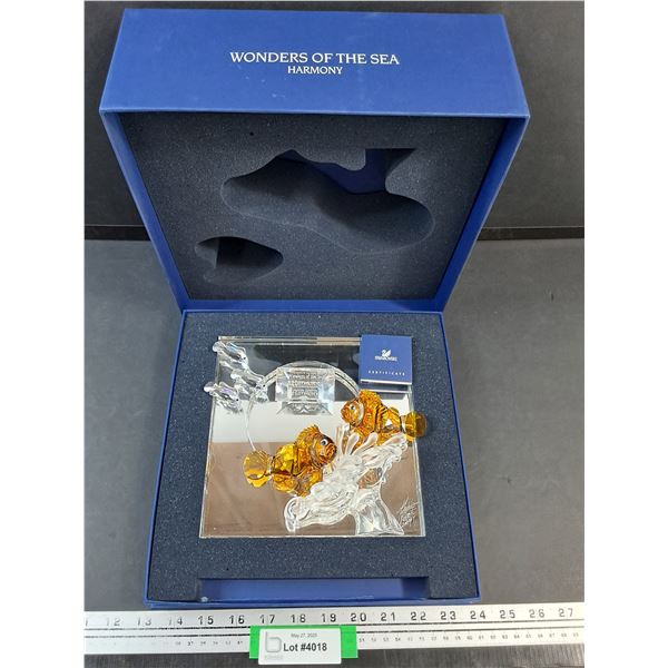 # Swarovski Crystal - Wonders of the Sea Set in Box - 8" x 8"