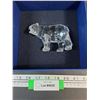 Image 1 : # Swarovski Crystal - Polar Bear Figurine in Box w/Certificate- 4" x 2.5"