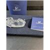 Image 3 : # Swarovski Crystal - Lamb FIgurine in Box w/Certificate - 2.5" x 1.5"