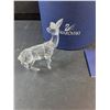 Image 3 : # Swarovski Crystal - Deer Figurine in Box w/Certificate - 4" x 3.5"
