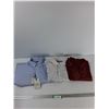 Image 1 : (2) Large Polo Shirts, (1) Large Dress Shirt